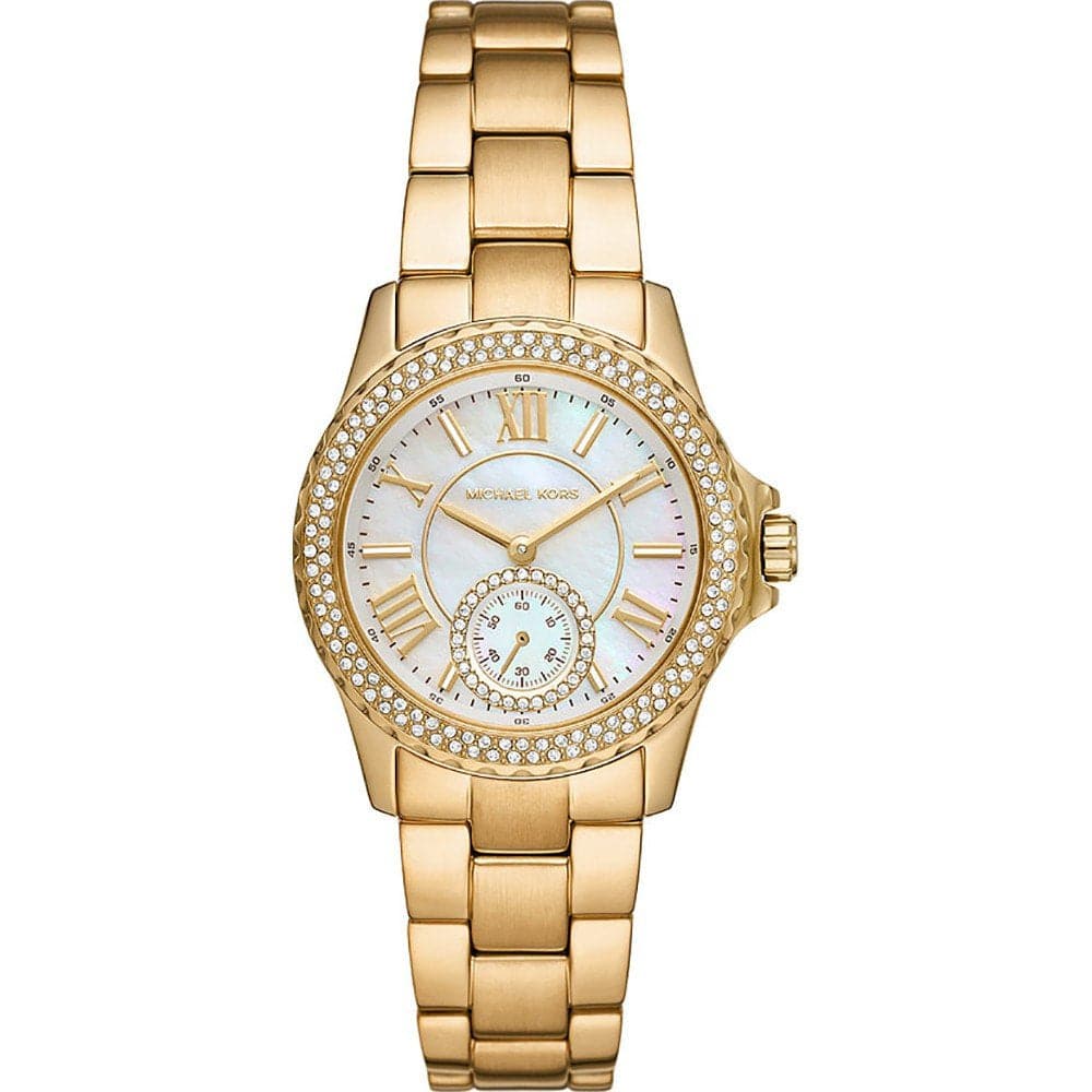 Michael Kors Everest Gold Stainless Steel Strap Women Watch MK7363