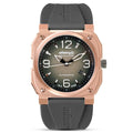 Infantry Revolution Gray Dial & Silicone Strap Men Watch MOD47-FC-14-C