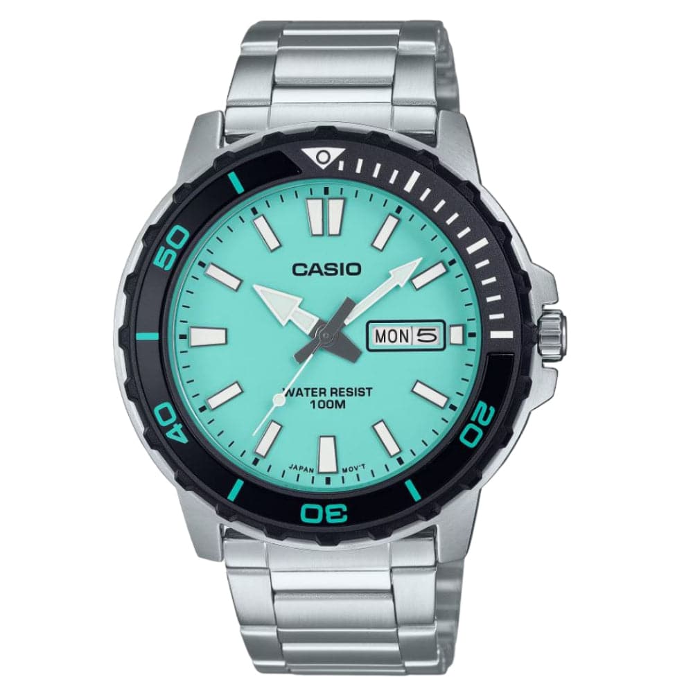 Casio General Silver Stainless Steel Strap Men Watch MTD-125D-2A2VDF