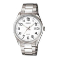 Casio General White Dial Silver Stainless Steel Strap Men Watch MTP-1302D-7BVDF-P