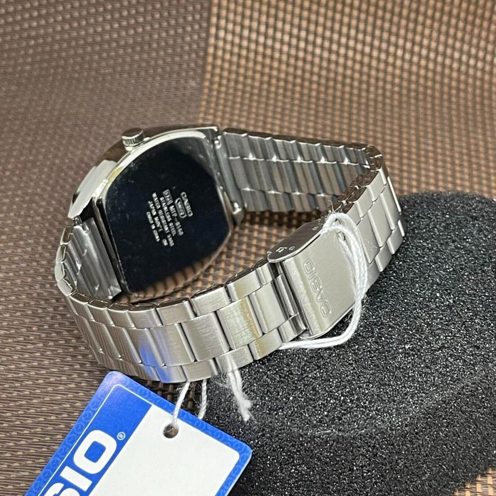 Casio General White Dial Silver Stainless Steel Strap Unisex Watch MTP-B140D-7AVDF-P