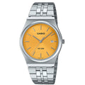 Casio General Gold Dial Silver Stainless Steel Strap Unisex Watch MTP-B145D-9AVDF