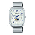 Casio General White Dial Silver Stainless Steel Strap Unisex Watch MTP-M305D-7AVDF