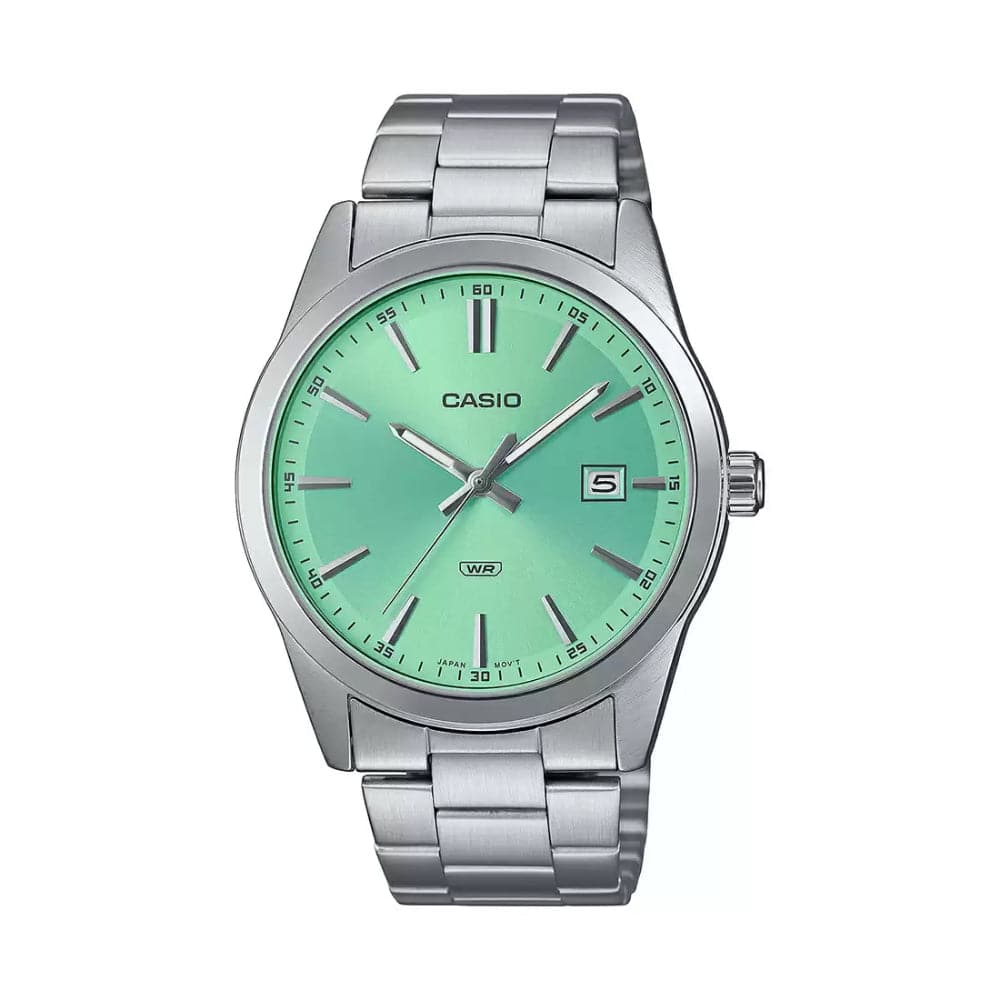 Casio General Silver Stainless Steel Strap Unisex Watch MTP-VD03D-3A2UDF