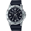Casio General Black Dial Resin Strap Men Watch MTP-VD300-1BUDF-P