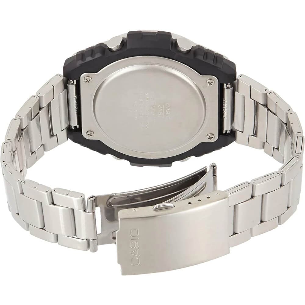 Casio General Digital Silver Stainless Steel Strap Men Watch MWD-100HD-1BVDF