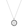 Ania Haie Silver Sparkle Point Medallion Necklace