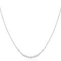 Ania Haie Silver Arc Pave Necklace