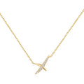 Ania Haie Gold Kiss Pave Necklace