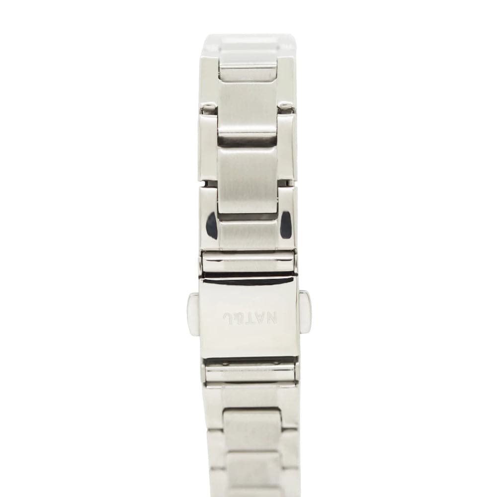 Natbyj First Love Silver Stainless Steel Strap Women Watch NAT0603M