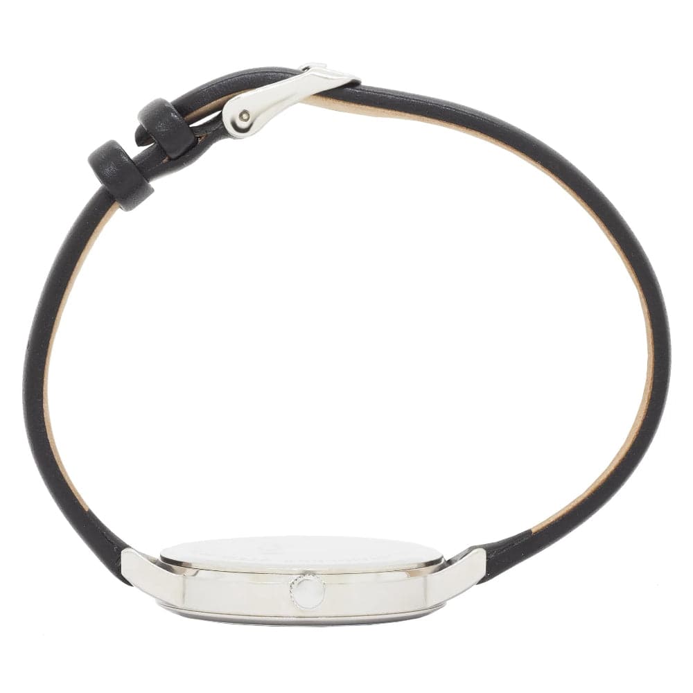 Natbyj Freedom Black Leather Strap Women Watch NAT0701
