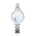 Natbyj Freedom Silver Stainless Steel Strap Women Watch NAT0703M