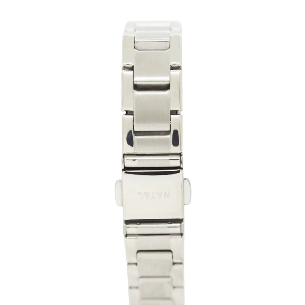 Natbyj Stargaze White Dial Silver Stainless Steel Strap Women Watch NAT0902M
