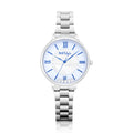 Natbyj Stargaze White Dial Silver Stainless Steel Strap Women Watch NAT0902M