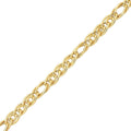 9kt Yellow Gold Double Curb 45cm Necklace