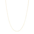 45cm Diamond Cut Curb Chain in 9kt Yellow Gold