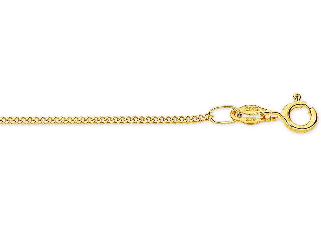 40cm Fine Curb Chain in 9kt Yellow Gold
