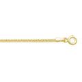 9kt Yellow Gold Curb Necklace Chain 40cm