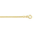 9kt Yellow Gold Curb Chain Necklace 45cm