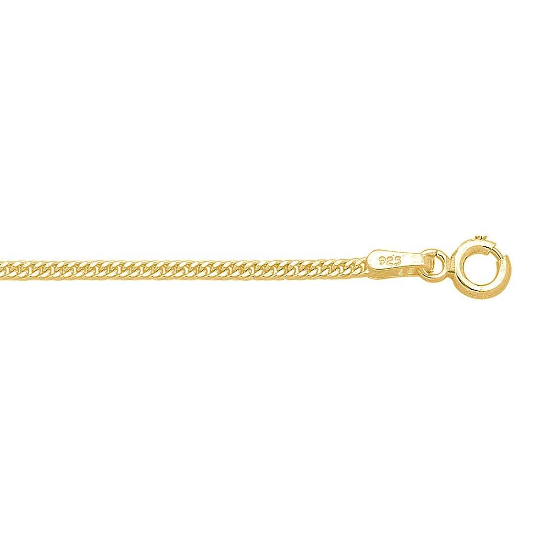 9kt Yellow Gold Curb Necklace 50cm