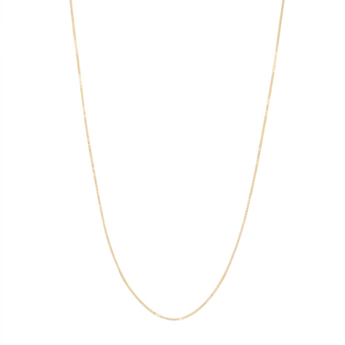 46cm Box Chain in 9kt Yellow Gold
