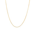 9kt Yellow Gold Fine Box Necklace 46cm