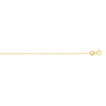 9kt Yellow Gold Box Chain Necklace 50cm