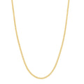 40cm Fine Open Curb Chain in 9kt Yellow Gold