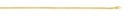 60 Gauge Curb 9kt Yellow Gold Necklace 55cm