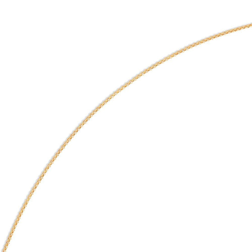 9kt Yellow Gold Belcher Chain Necklace 45cm