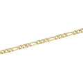 9kt Yellow Gold Figaro 3/1 Chain Necklace 55cm