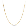 9kt Yellow Gold Figaro 3/1 Chain Necklace 45cm