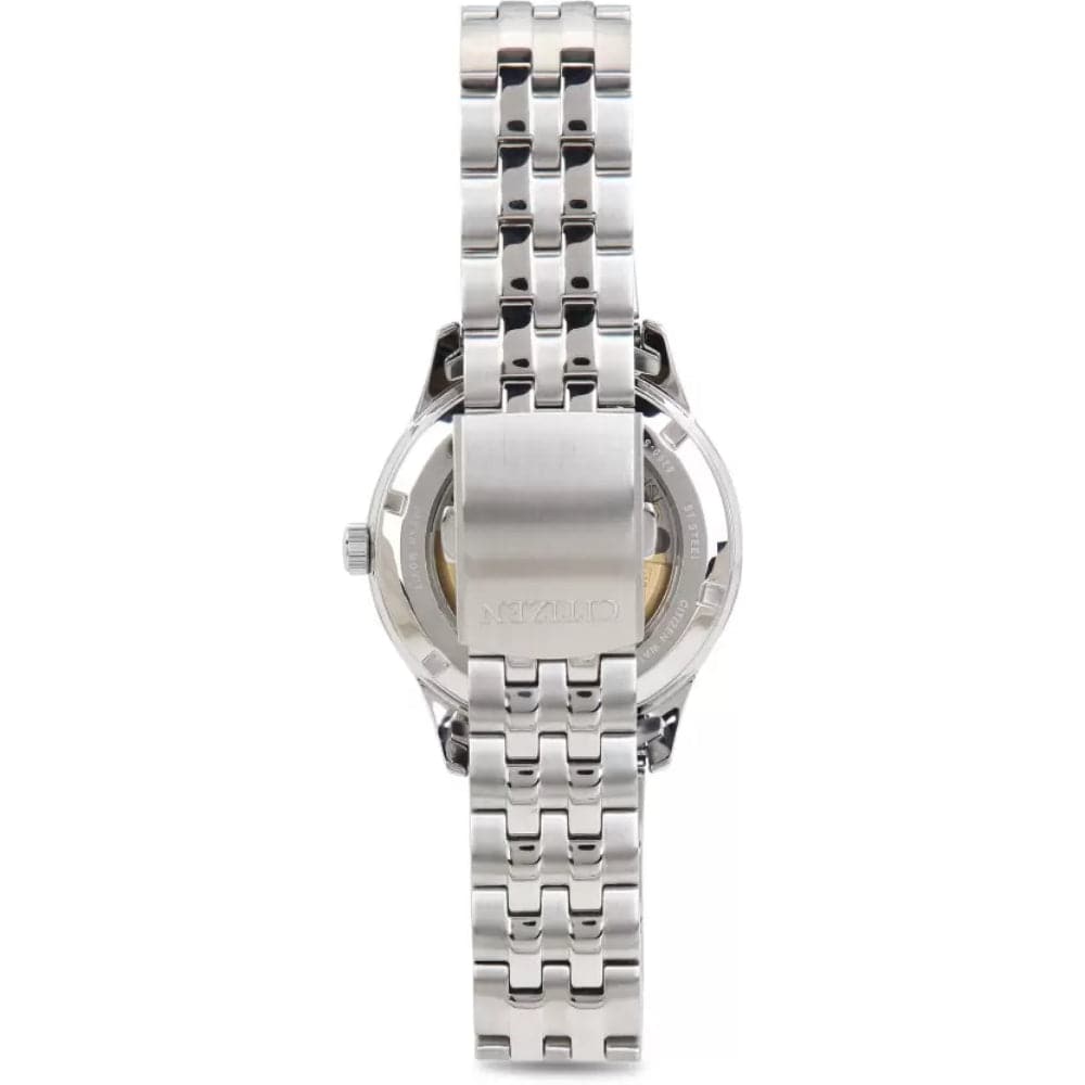 Citizen Mechanical Silver Stainless Steel Strap Men Watch NH7501-85H