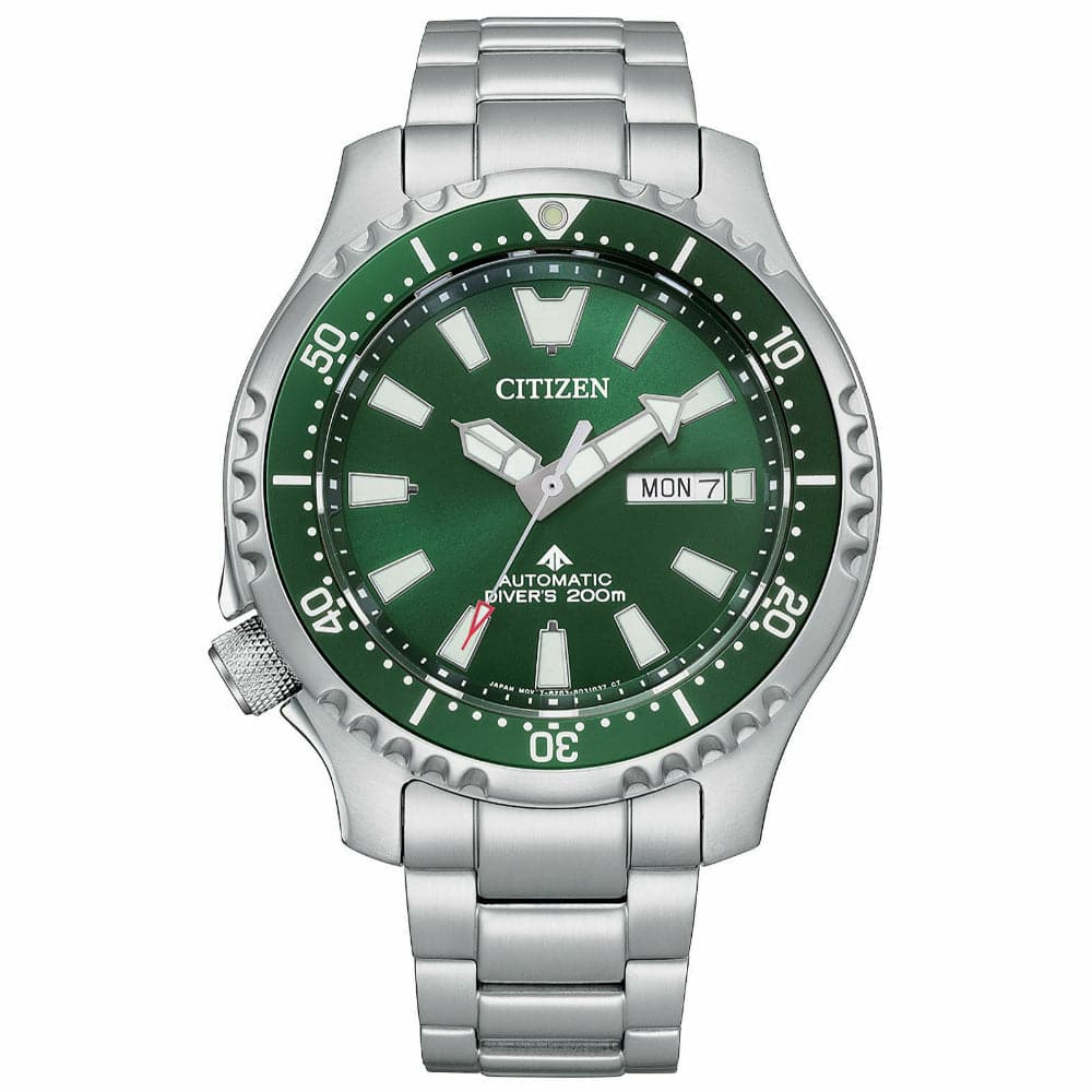 CITIZEN MECHANICAL NY0131-81X STAINLESS STEEL MEN'S WATCH