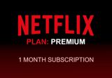 Netflix - 1 Month Premium Plan Subscription Account