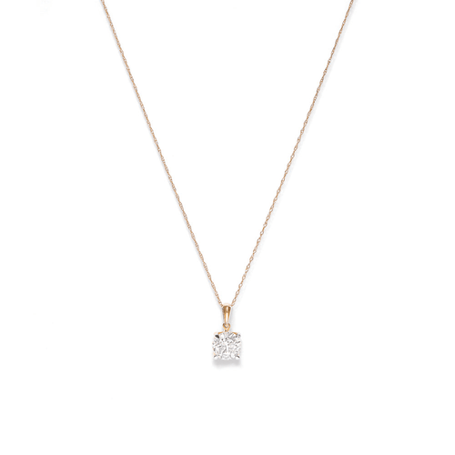 45cm 1.50ct Laboratory-Grown Diamond Solitaire Necklace in 9kt Yellow Gold