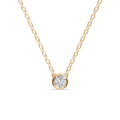 45cm Bezel Necklace with 0.40ct of Laboratory-Grown Diamonds in 9kt Yellow Gold