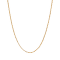 45cm 4mm Width Belcher Chain Necklace in 9kt Yellow Bonded Gold
