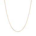 45cm Hollow Oval Belcher Chain in 9kt Yellow Gold