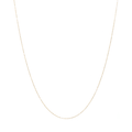 45cm Diamond Cut Cable Chain in 9kt Yellow Gold