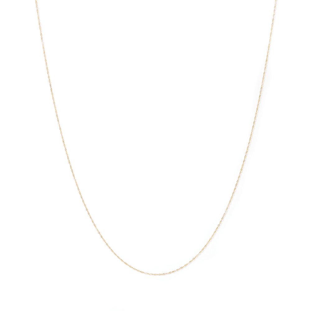 45cm Paperclip Chain in 9kt Yellow Gold