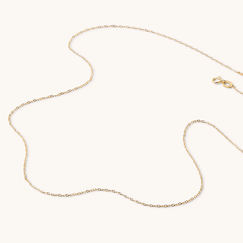 45cm Paperclip Chain in 9kt Yellow Gold