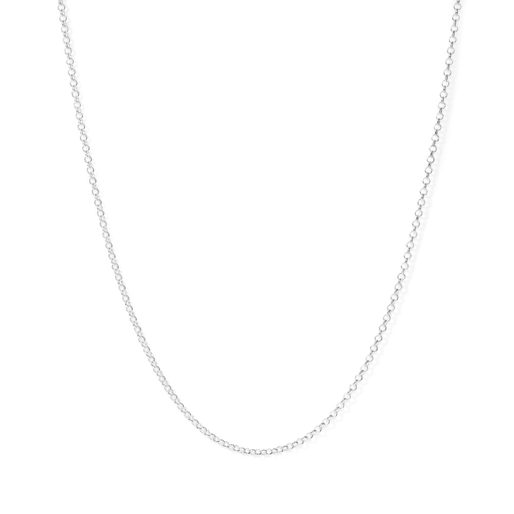 45cm Round Belcher Chain in Sterling Silver
