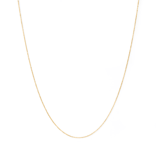 45cm Diamond Cut Singapore Chain in 9kt Yellow Gold