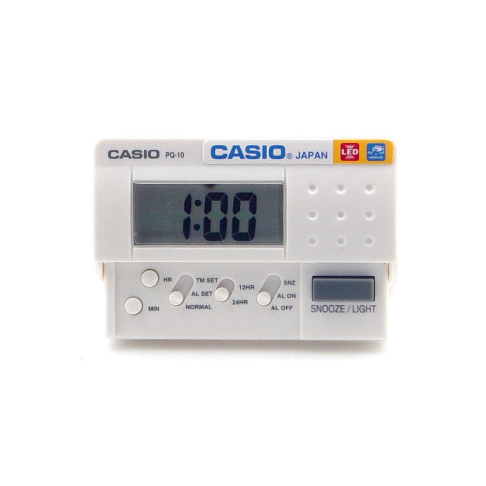 Casio Clock Digital Alarm Clock PQ-10-7R-P