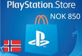 PlayStation Network NOK 850 Gift Card NO