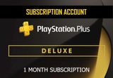 PlayStation Plus Deluxe 1 Month Subscription ACCOUNT