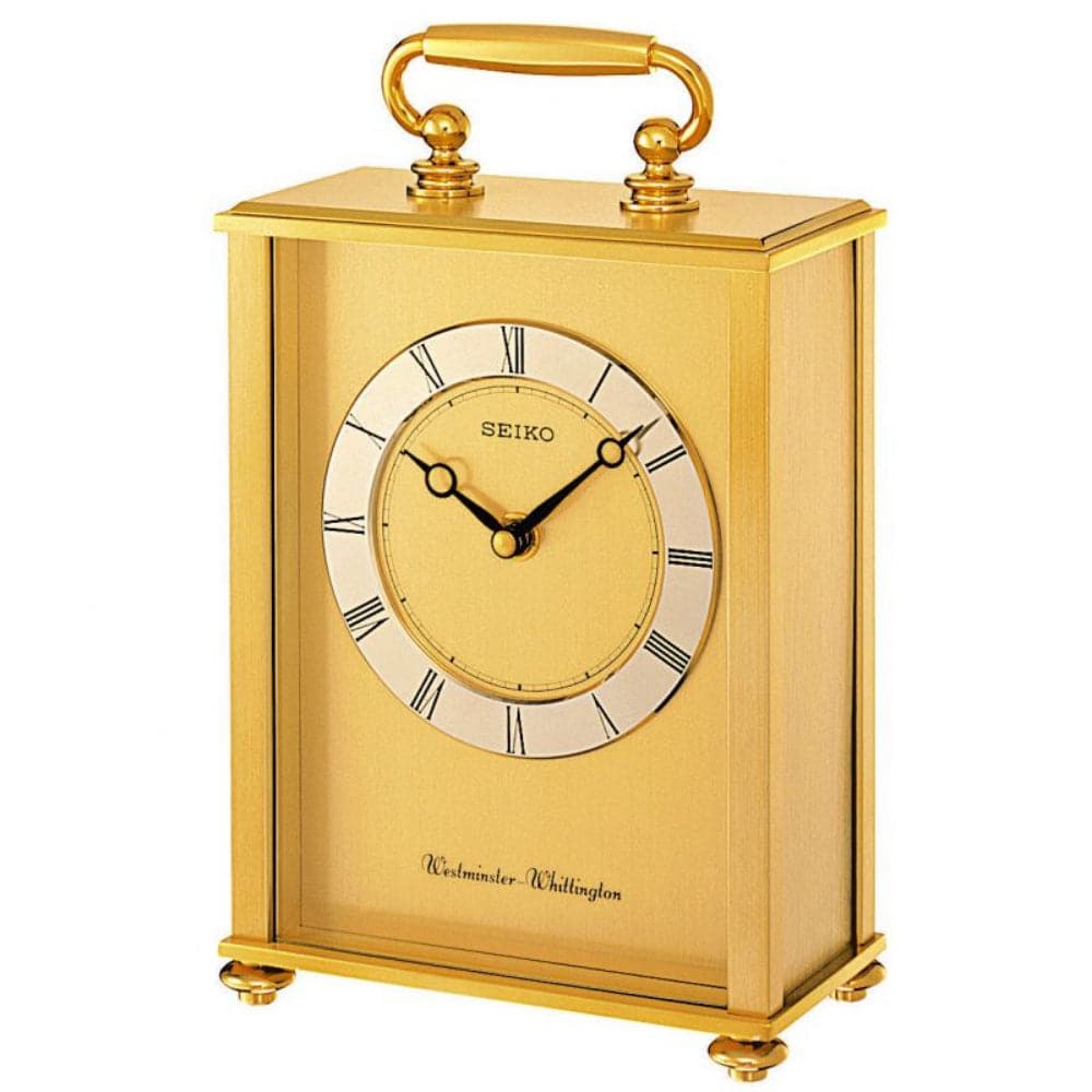 Seiko Clocks Chiming Carriage QHJ201G