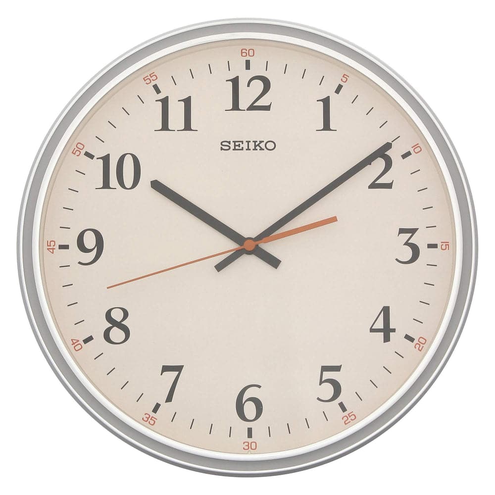 Seiko White Dial Round Wall Clock QXA751NN