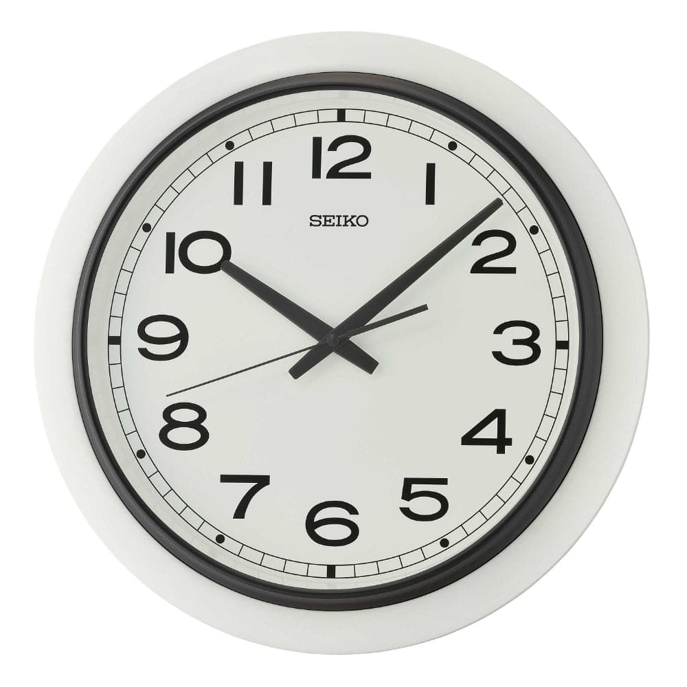 Seiko Clock White Dial Round Wall Clock QXA813W